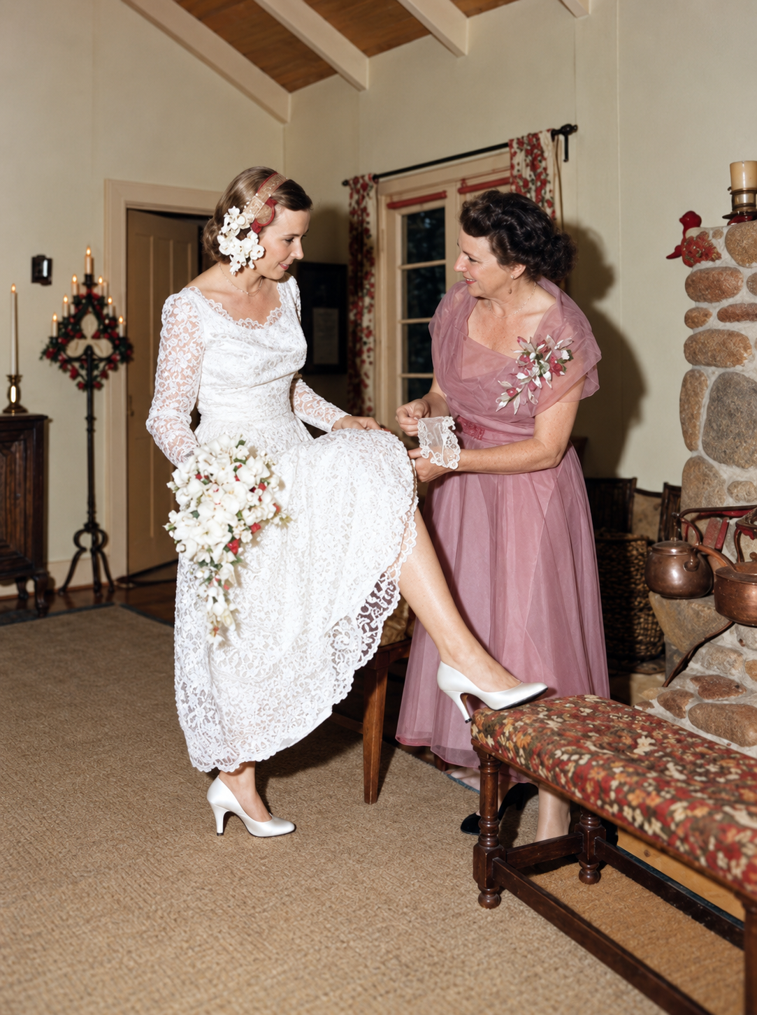 Patricia Ford at her wedding.